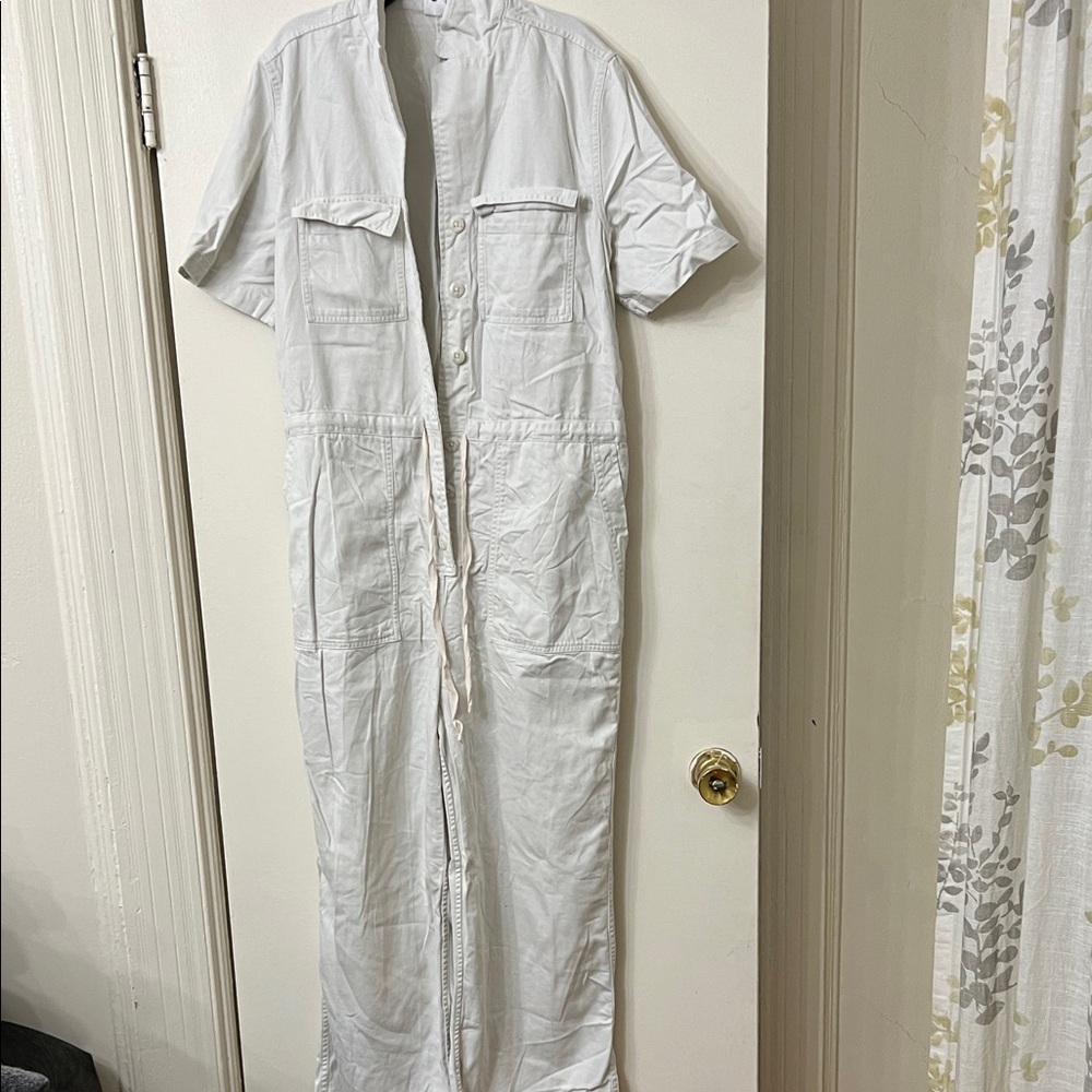 GAP White Jumpsuit